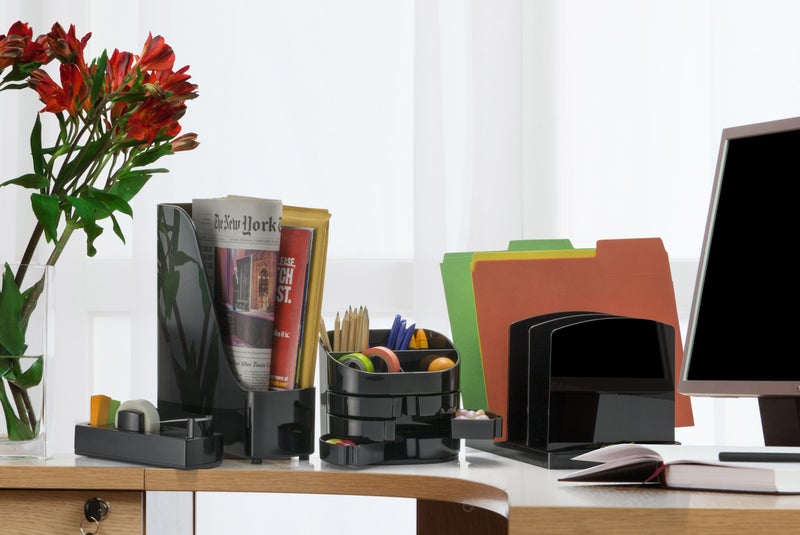 Officemate منظم المكتب التنفيذي من أوفيس ميت 2200، أسود (22222) - Image 2
